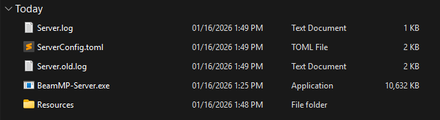 Server Files